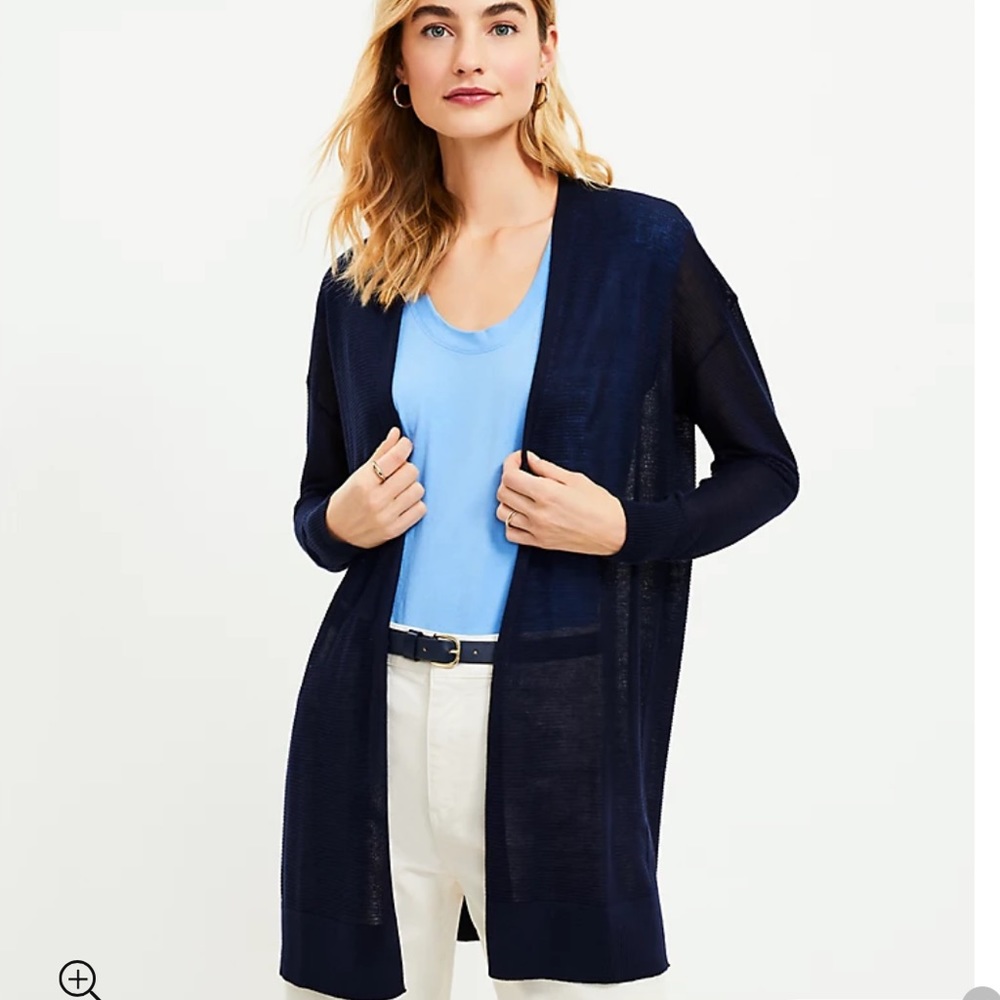 LOFT black long cardigan!